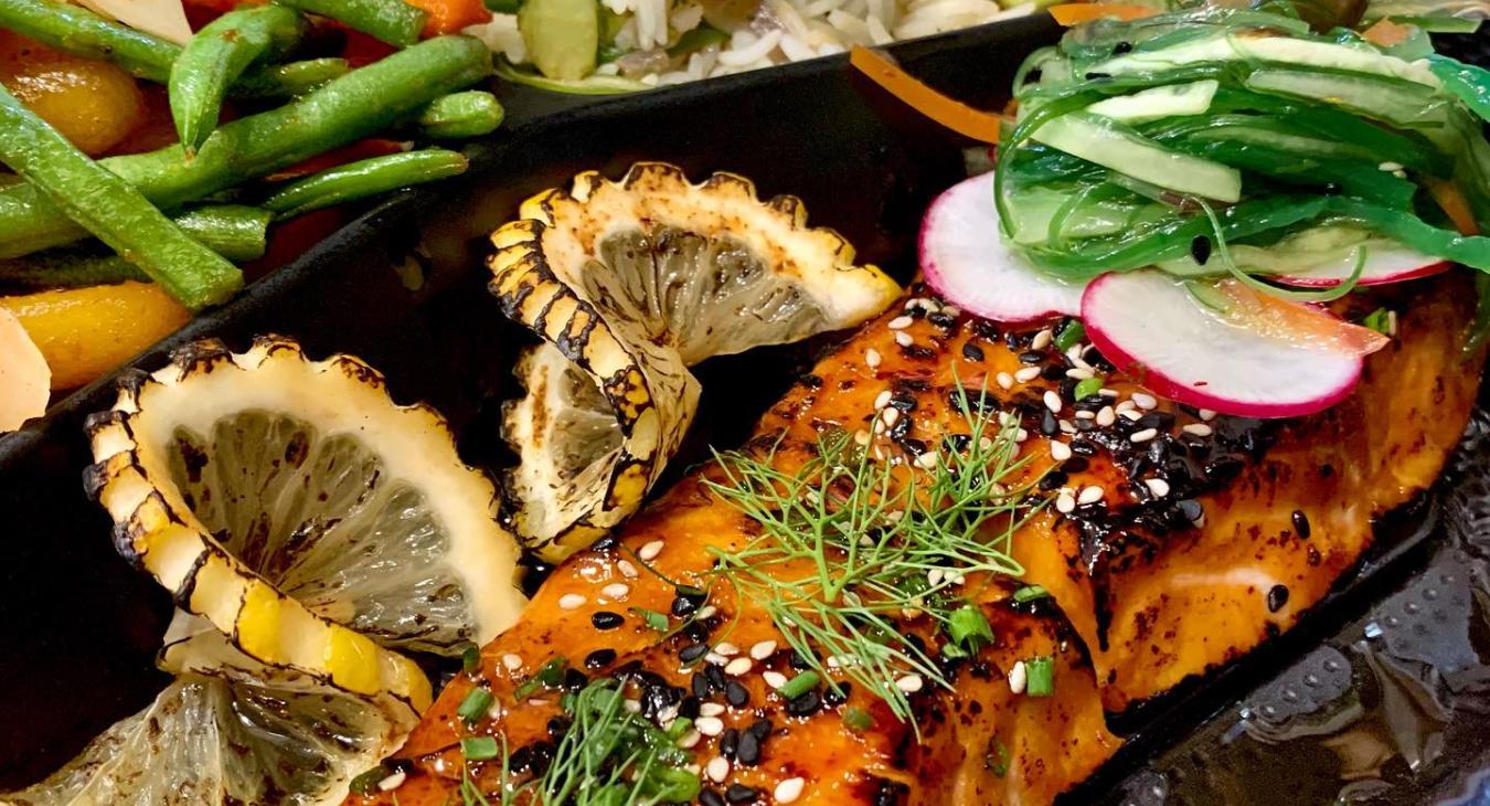 grilled salmon